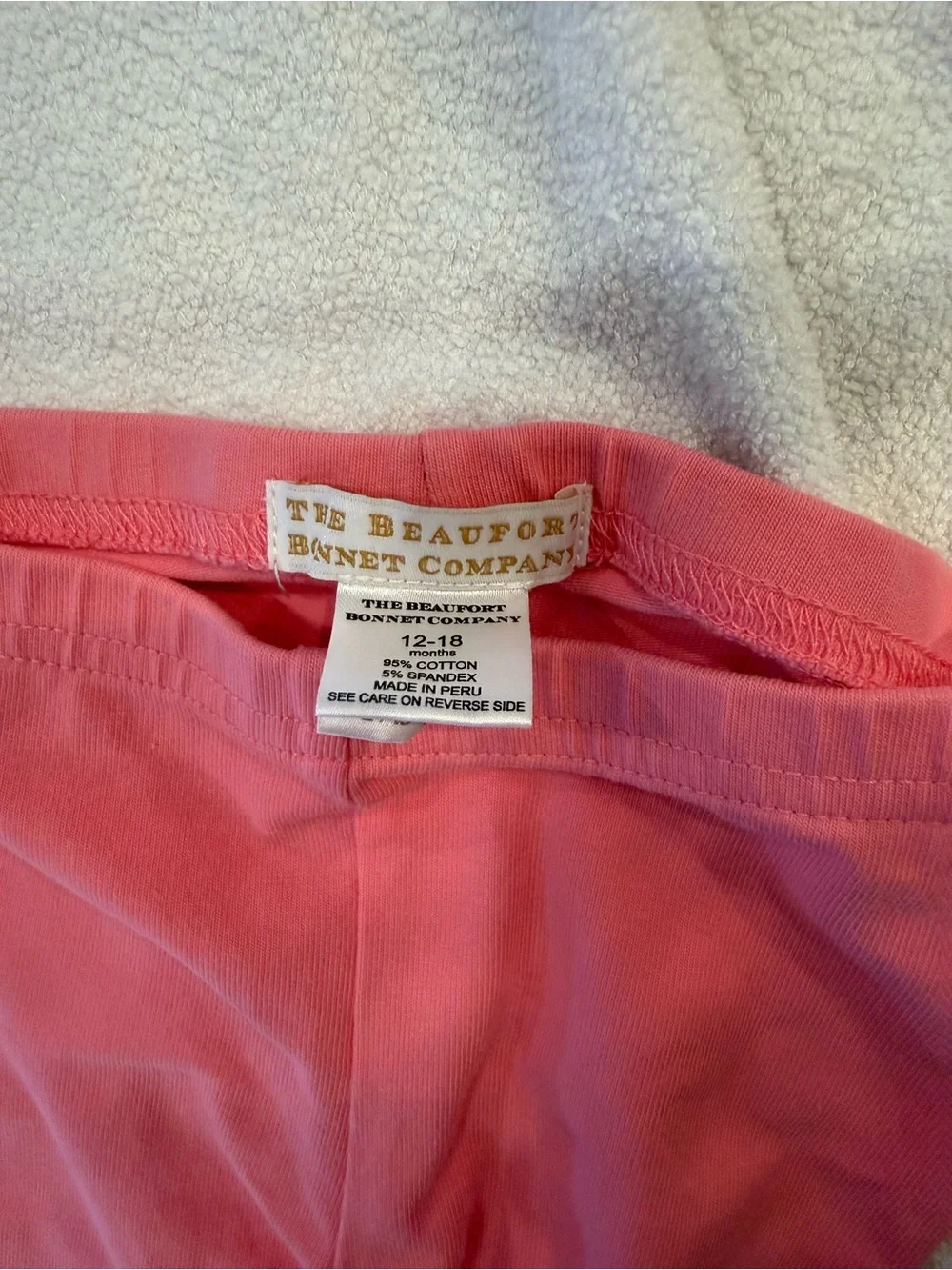The Beaufort Bonnet Company Mitzy Sue Leggings 12-18M Lot 4 TBBC